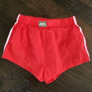 Daily Drills Red Women's Shorts